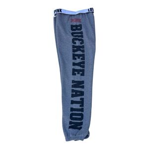 Victoria’s Secret PINK Women’s M Ohio State Buckeyes Gray Collegiate Sweatpants